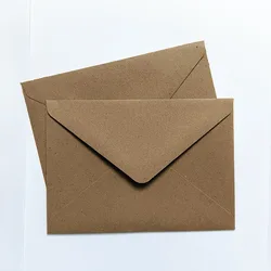 50pcs/lot C6 Envelope Kraft Paper Postcards for Wedding Invitation 16.1x11.4cm Envelopes Business Supplies Stationery Storage