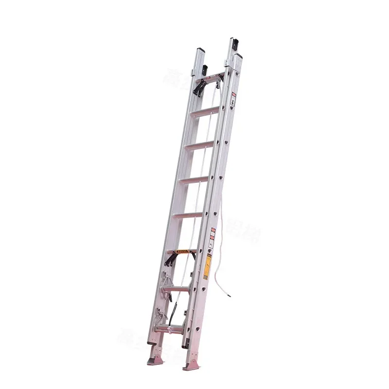 

Lifting engineering ladder Telescopic Thickened Aluminum alloy double lConstruction site single Fold