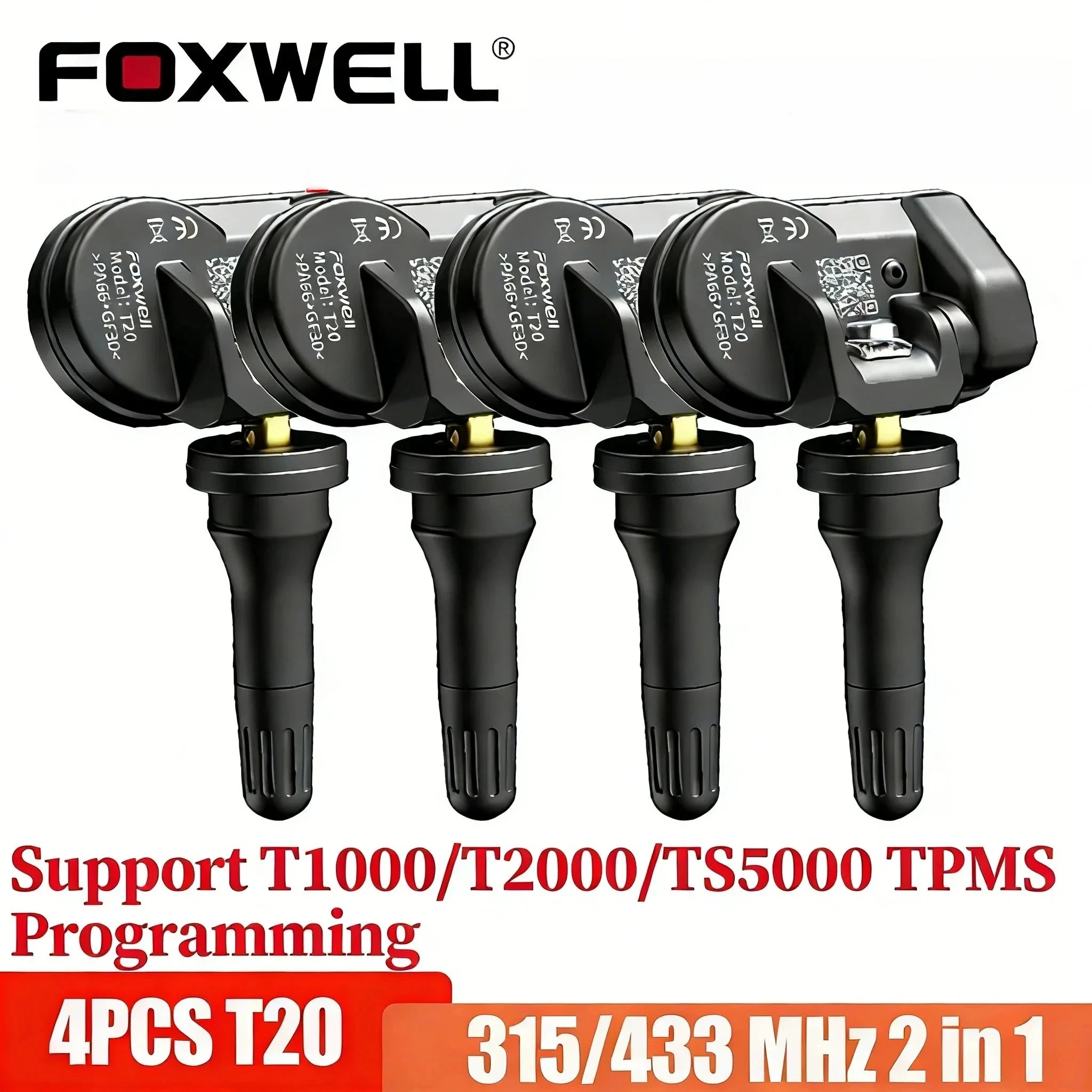 2026 Foxwell T20 Sensor Update of T10 Universal TPMS Sensor Car Tire Pressure Monitoring System Sensors T2000 T1000 BMW