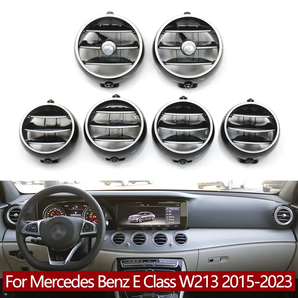 

90%Новая передняя приборная панель автомобиля, кондиционер, вентиляционная решетка переменного тока, розетка, панель для Benz E Class W213 2016-2023 E200 E230 E300 E350