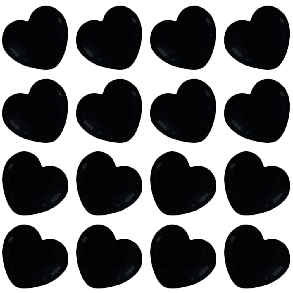 200 Pcs Black Love Pin Daily Use Thumbtacks Convenient Delicate Pushpins Heart Shaped Corkboard