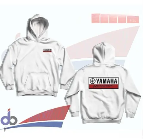 Yamaha oversized hooded sweatshirt men's 2025 summer breathable cotton hoodie couple motorcycle sweater hoodie