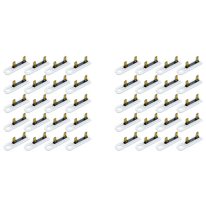 ABUD-40Pcs Dryer Fuse Parts Home Appliance Washing Machine Fuse Fuse 3392519 For Whirlpool Kenmore Roper