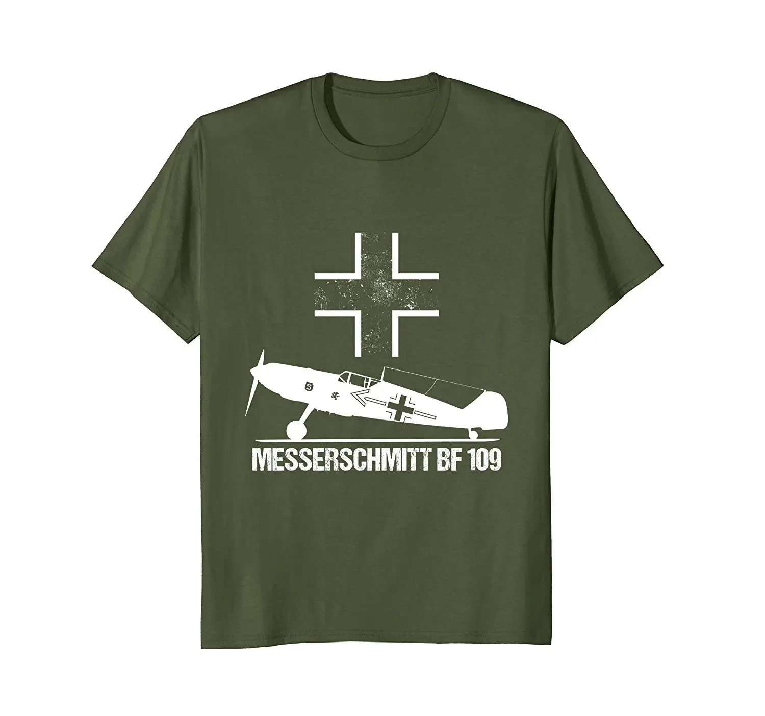 Hot Sale 100% Cotton Messerschmitt Bf 109 Me Warbird German Luftwaffe Ww2 Shirt Summer Style Tee Shirt Fashion Funny New Unisex