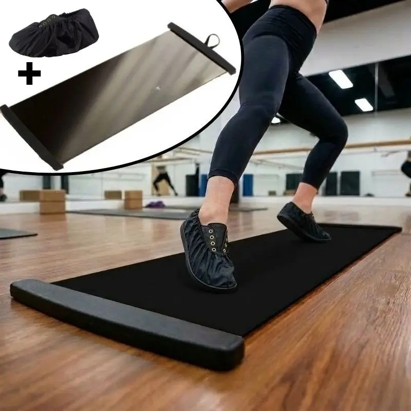 

Fitness Glide Plate Slide Mat 180cm Fitness Glide Plate Core Training Board Balance Hockey Skating Home Workout Gea
