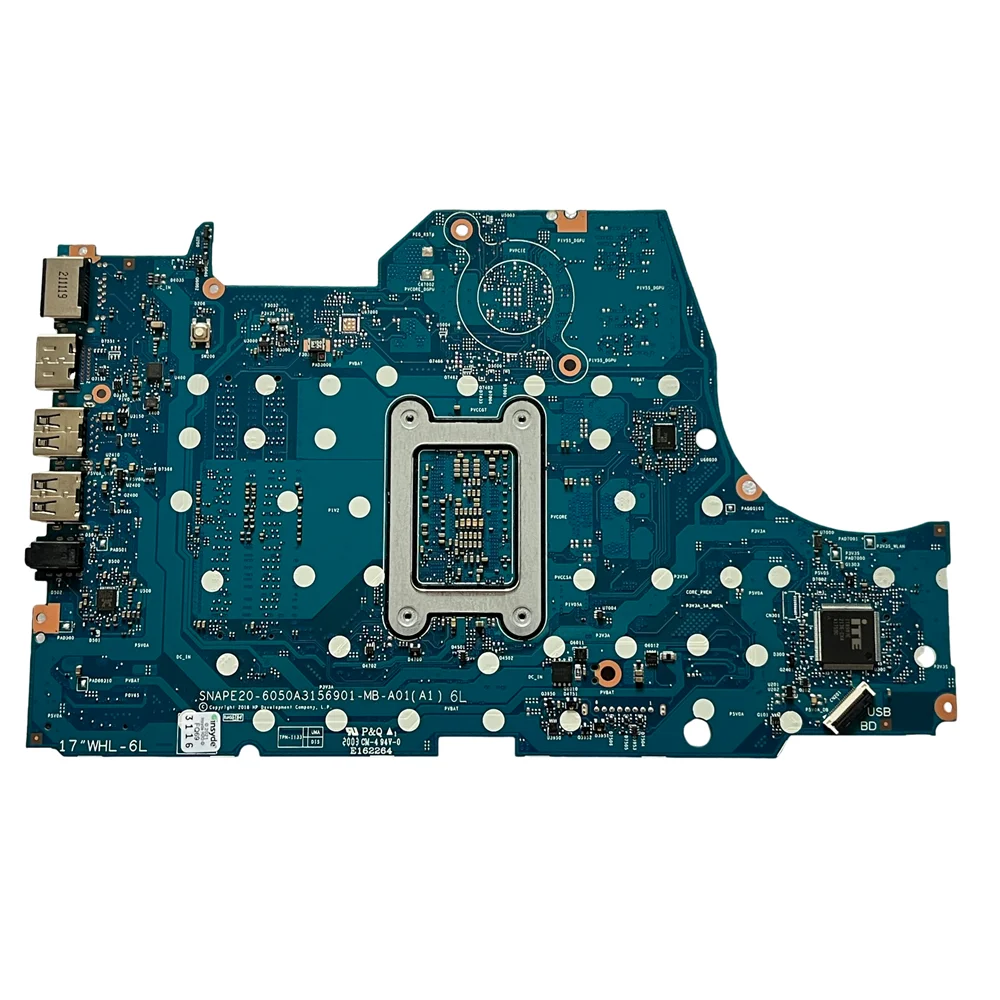 L32627-601 Original For HP 17-BY Laptop Motherboard 6050A3156901-MB-A01(A1) With SREJQ I5-8265U I7-8565U Test perfectly