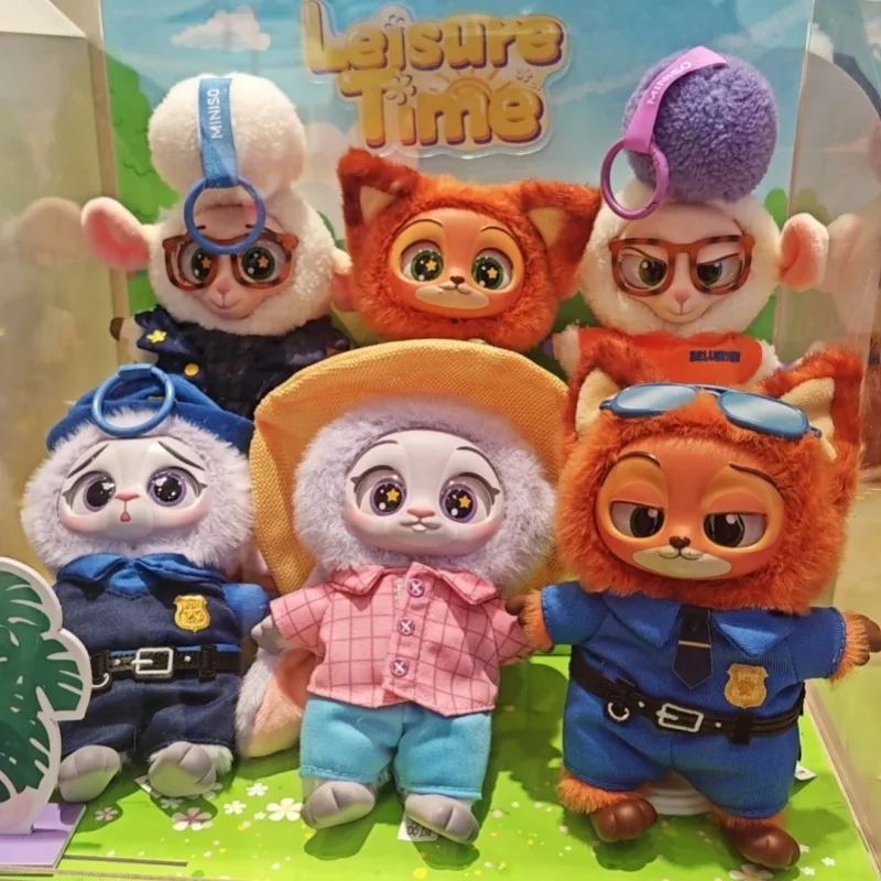 

Мини-серия Zootopia Spot, виниловая плюшевая игрушка, модный подарок-сюрприз, милый орнамент, слепая коробка, праздничный подарок для девочек