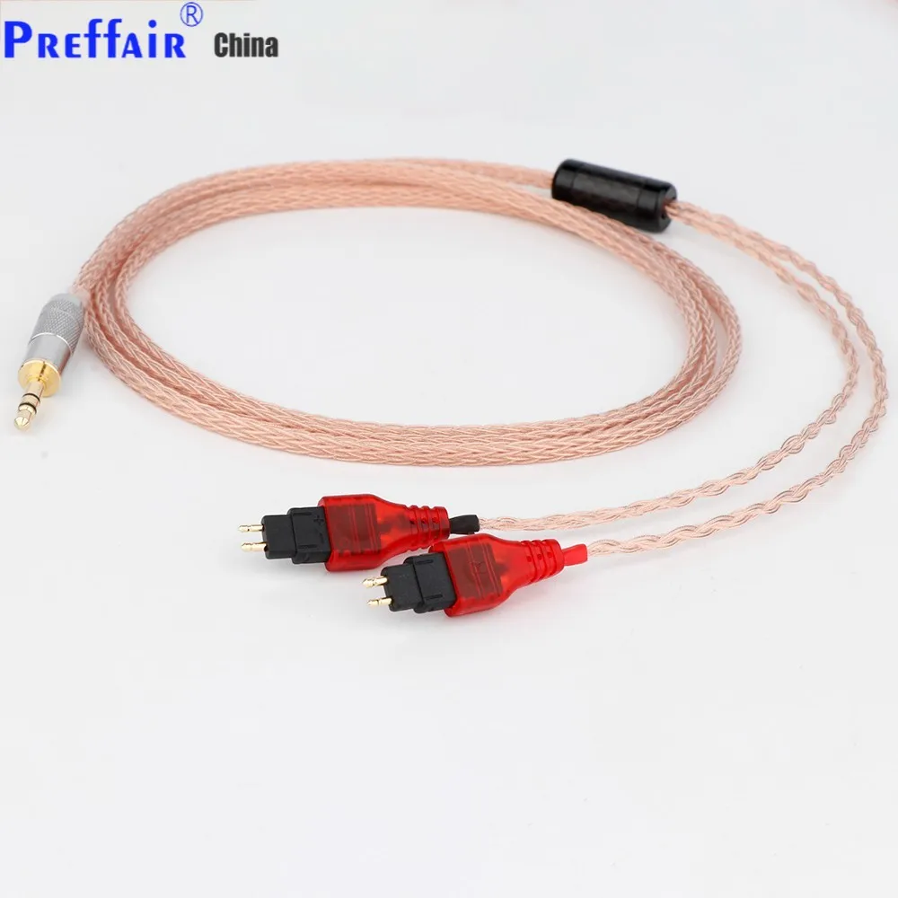 Upgrade headphone Cable 4.4mm 3.5mm 2.5mm Cable for HD600 HD580 HD650 hd660 HD545 Single crystal copper cable
