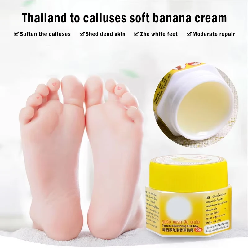 

Foot Cream Anti-Drying Anti-Cracking Moisturizing Exfoliate Remove Dead Skin Deep Nourishment Skin Colour Foot Care 20g