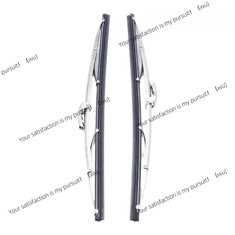 

2Pcs Universal Car Front 12" Polished Stainless Steel Windshield Wiper