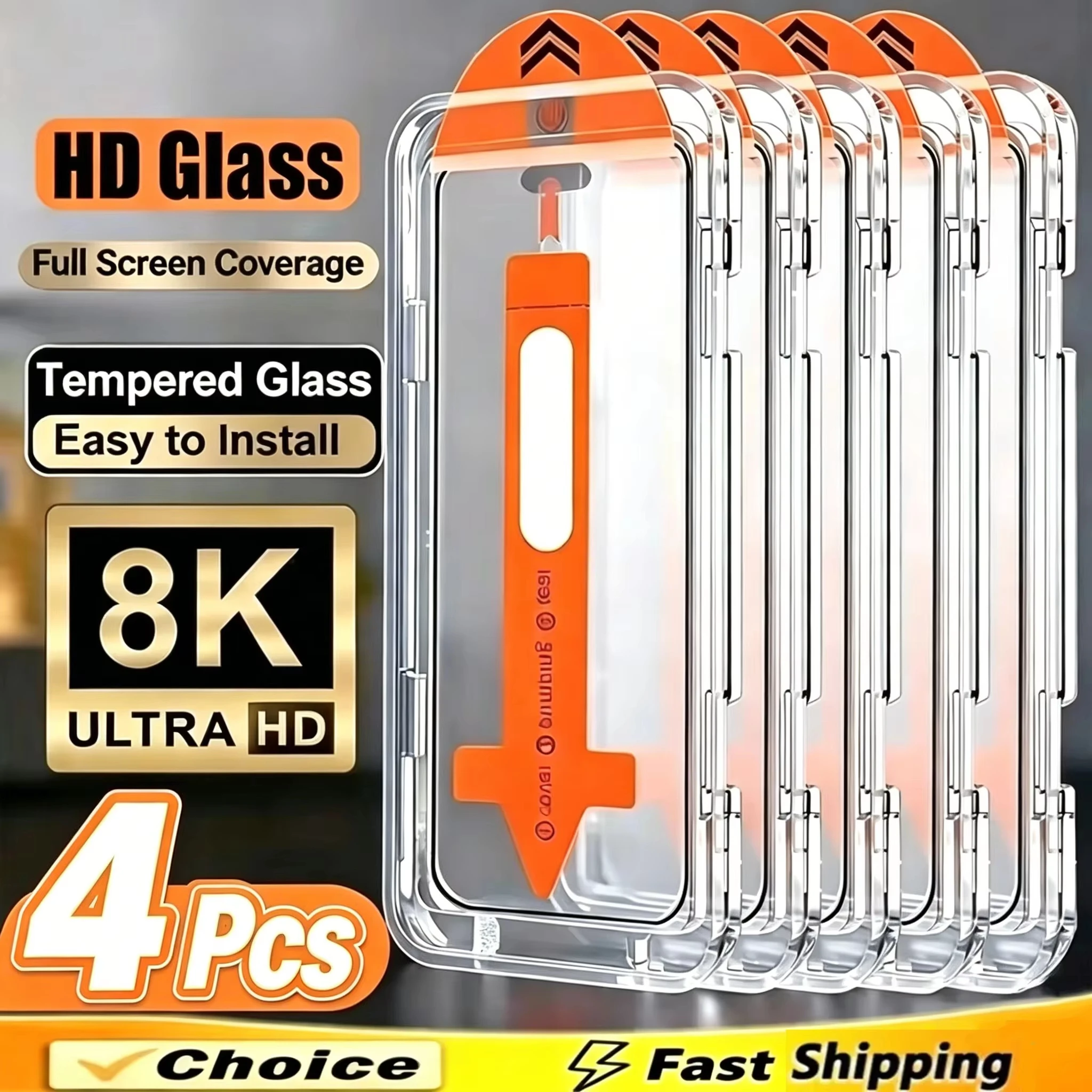 4PCS Dust Free Install HD Glass for OnePlus 13 13R 12R 12 11 15 15T 15R Nord 6 10T 10 8 9 Pro CE6 Screen Protector Anti-Scratch