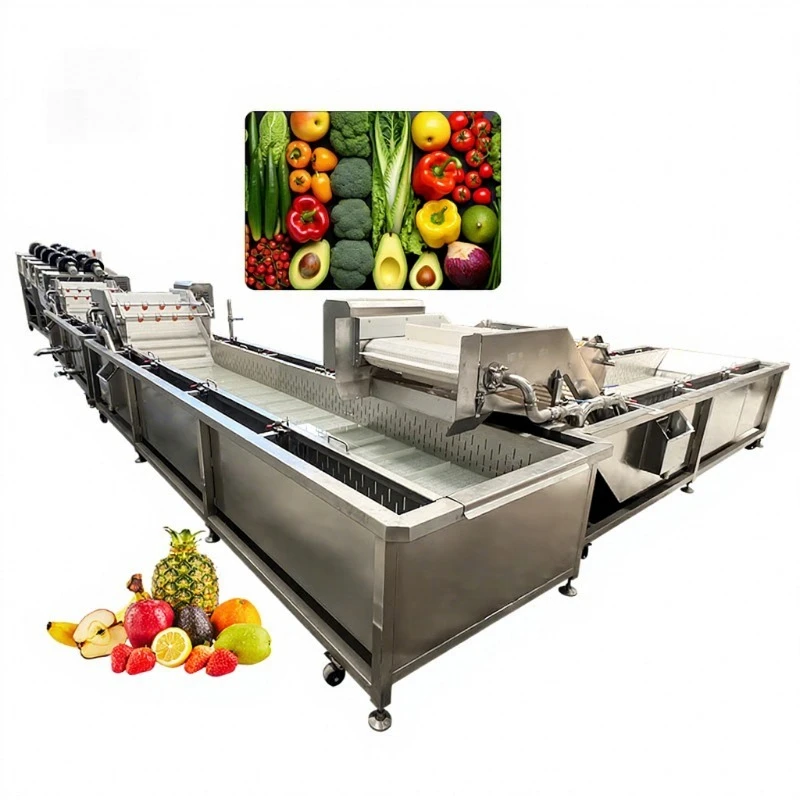 Use Food Grade Stainless Steel Products Washer Fruit and Vegetable Cleaner Machine