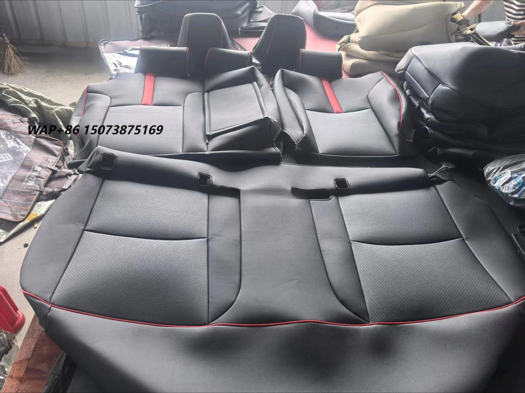Wholesale Nappa Leather Seat Cushions with Full Coverage Five Seat Full Leather Car Four Season Universal Leather Seat Covers