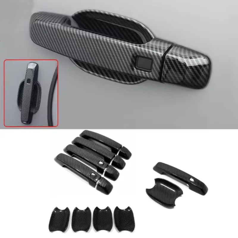 For Great Wall GWM Tank 300 Tank300 2021-2023 Door Handle Cover Bowl Glossy Black Auto Stickers Car Styling Exterior Accessories view 4