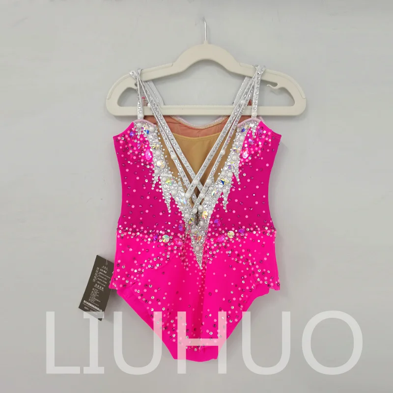 LIUHUO Rhythmic Gymnastics Leotard Competitive Cheerleading Performance For Children