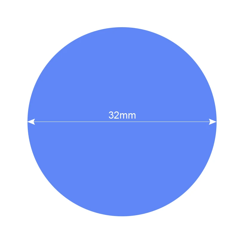 1 Stück optischer Filter, Durchmesser 32 mm, transparent, grün, blau, gelb, mattiert, weiß, gelb, optisches Glas für biologisches Mikroskop