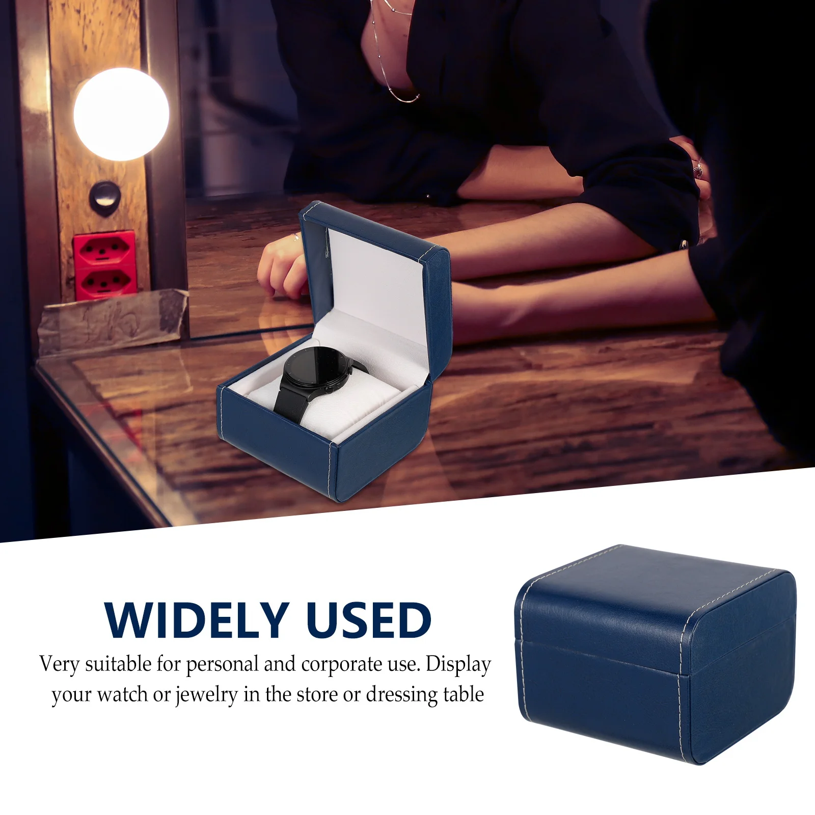 

Single Slot PU Watch Case Sturdy Organizer Display Storage Box for Watches Jewelry Watch Box Jewelry Case