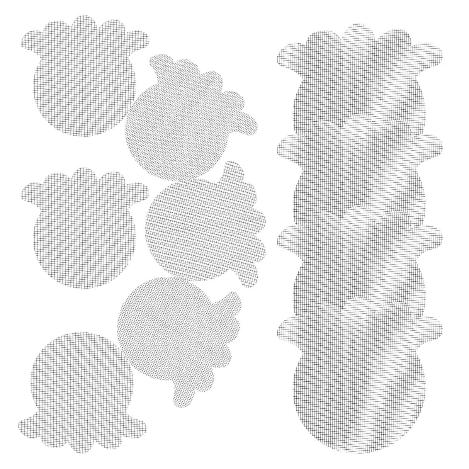 

10Pcs Bathroom Floor Drain Strainer Mesh Filter for Hair Catcher Trap Prevent Clog in Shower Tub Kitchen Sink Drainage System