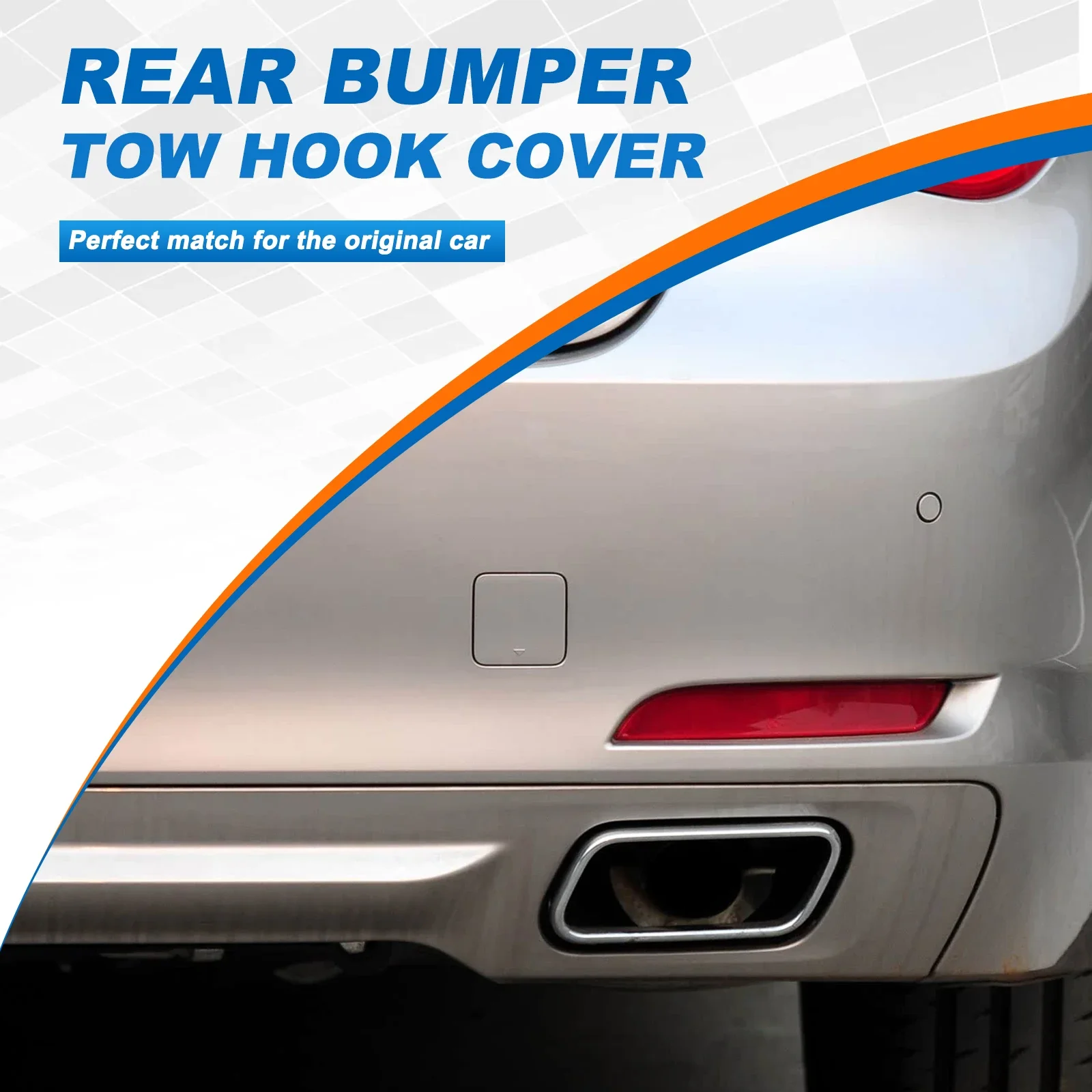 For BMW 7 Series F01 F02 725d 730d 730dX 740dX 730i 740i 730Li 2009 2010 2011 Rear Bumper Tow Hook Cover Cap Eye 51127209925