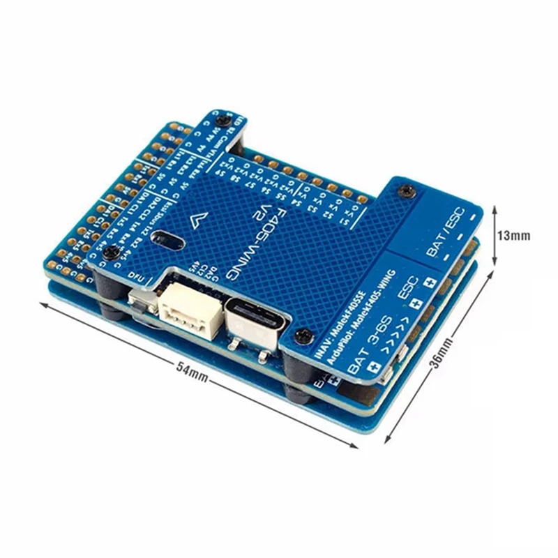 Best-F405 WING V2 Flight Controller 3-6S Built-In Baro OSD Blackbox For Ardupilot INAV RC Fixed Wing Airplane Model