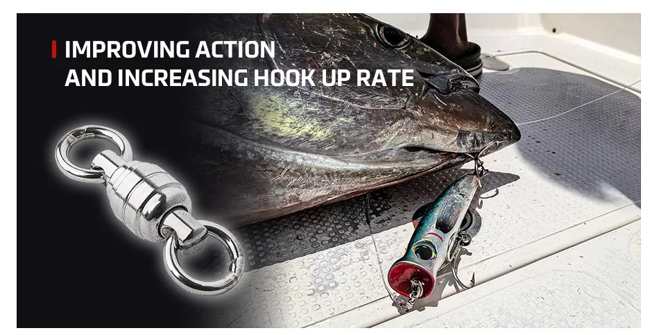 Noeby Max Power BB Wirbel geschweißter massiver Ring hochwertiger Edelstahl zum Gießen von Jigging-Spiel für Tuna GT Fishing Wirbel – Detail 4