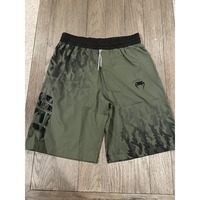 Venum UFC Fighting Team Shorts Men's Black Green MMA BJJ Fighting Shorts