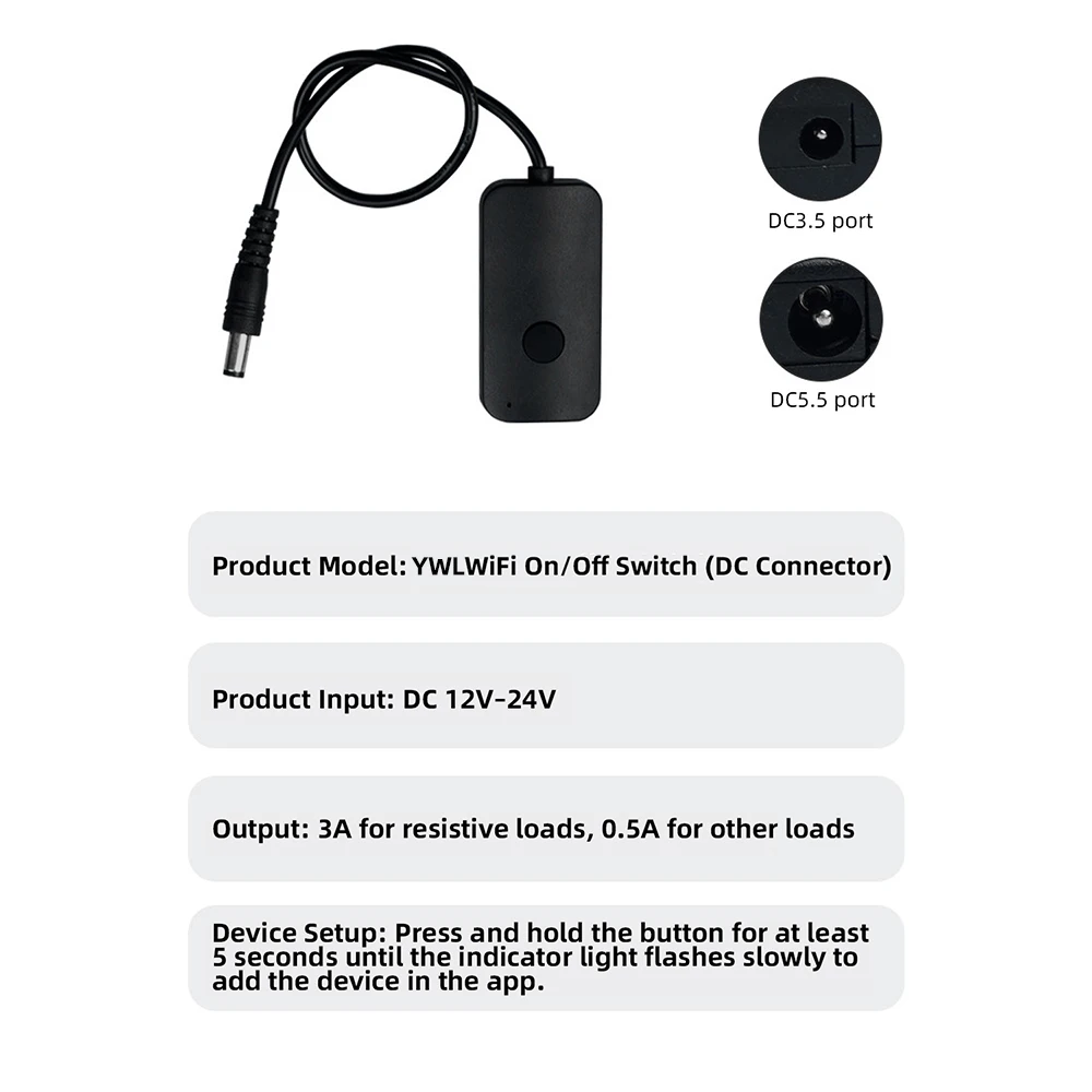 Intelligenter WLAN-Zeitschalter-Controller mit App-Fernbedienung & Sprachsteuerung für Aquarienpflanzenbeleuchtung, kompatibel mit DC5.5x2.1mm. – Detail 17