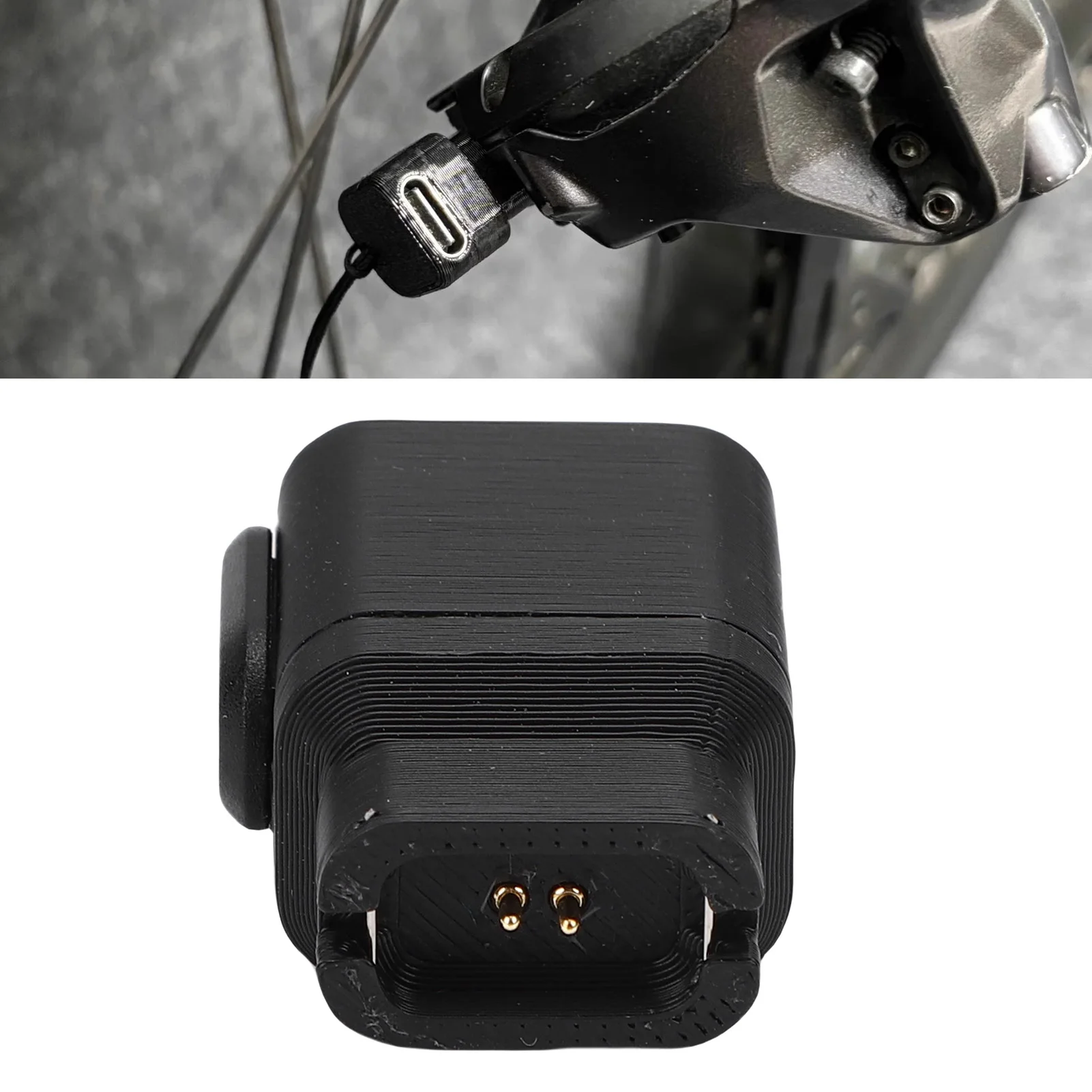 

USB C Charger Adapter Fit for Shimano Di2 12 Speed Electronic Derailleurs ABS Bike Type C Charger Converter