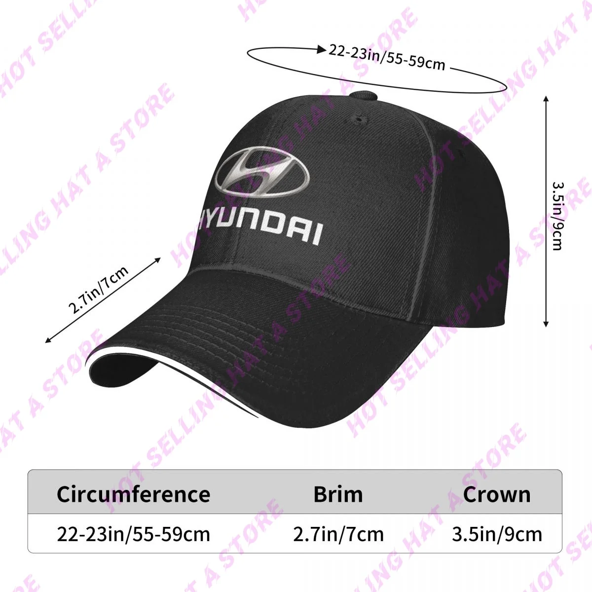 Summer Men Cap Hyundais Multiple Colour Baseball Cap Adjustable Unisex Hats Adult Children Hat Shade Sport Baseball Hats Hip Hat