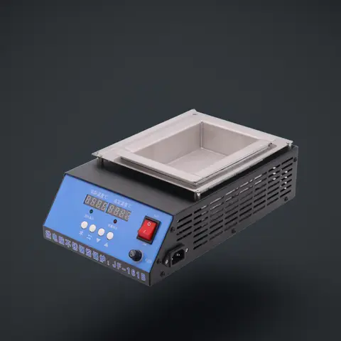 220V/110V 2400W 솔더 포트 주석 용해로 온도 조절 납땜 디 솔더링 목욕 50mm ~ 350mm 30 ~ 400 학위 조절 가능