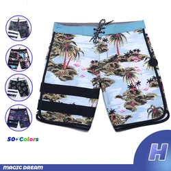 2024 New Summer Fashion Men Board Shorts Men Phantom Bermuda Beach Shorts Swim Shorts Men Waterproof Quick Dry Swimwear New