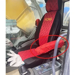 Excavator For Sany For LiuGong For Hitachi Doosan Daewoo Caterpillar XCMG Kobelco Cab Excavator Seat Armrests Cover F0002