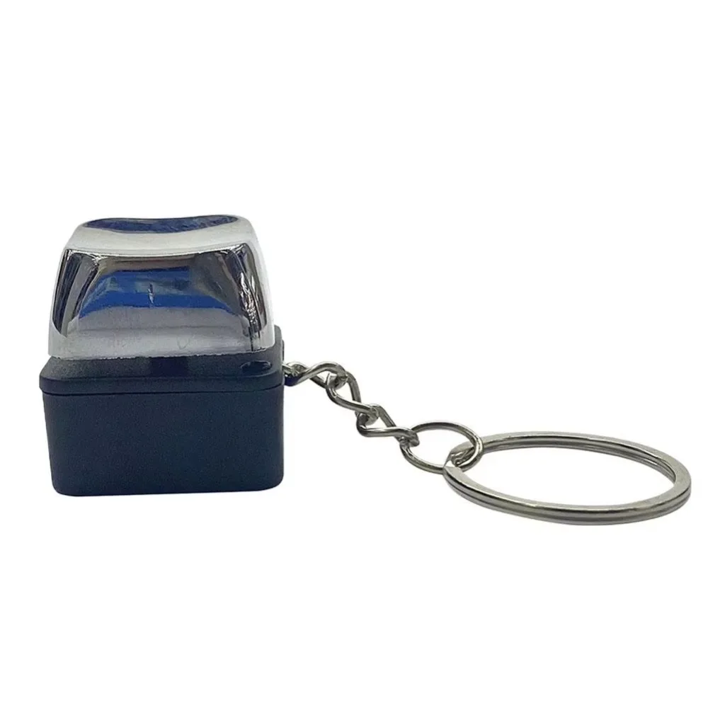 Mild Pulse Induction Electric Shock Keychain Solid Plastic Metal Key Ring Novelty Gag Compact Size Lightweight Design