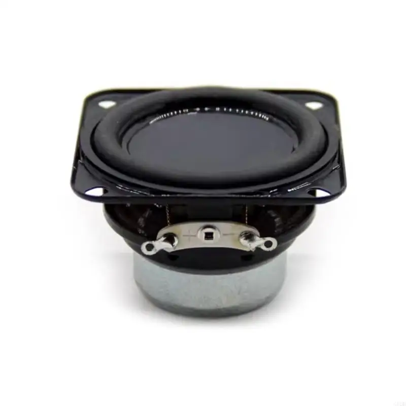 G8DB 2Pcs 47mm 4 Ohm 15W Full Speaker Rubber Side Loudspeaker