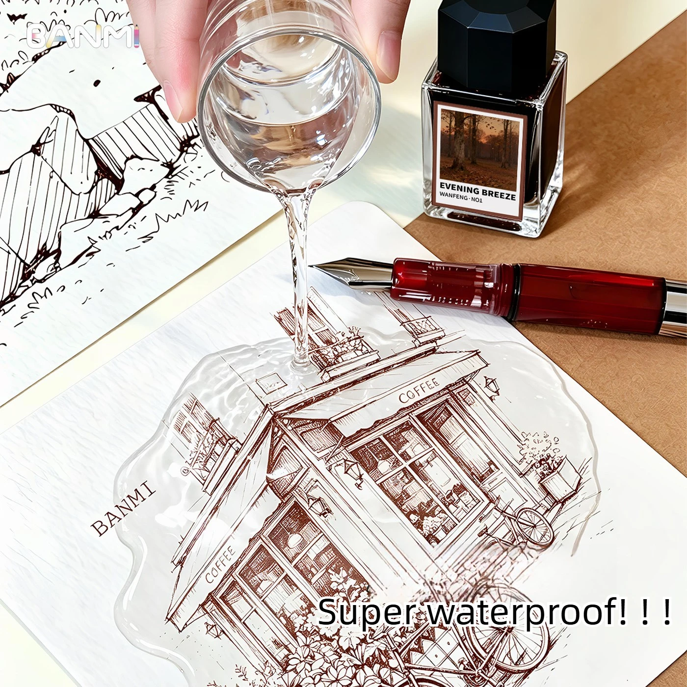 BANMI 10 Renk Dolma Kalemler M - Fountain Pen Bottled Ink incelemesi ve fiyatı