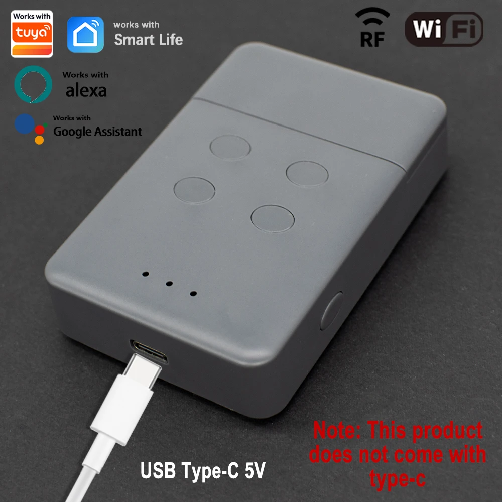 WIFI Smart Gate Opener Remote Control 868 MHz Transmitter HSM2 HSM4 HS4 HSE4 Garage Door Command Remote Barrier Works with Tuya