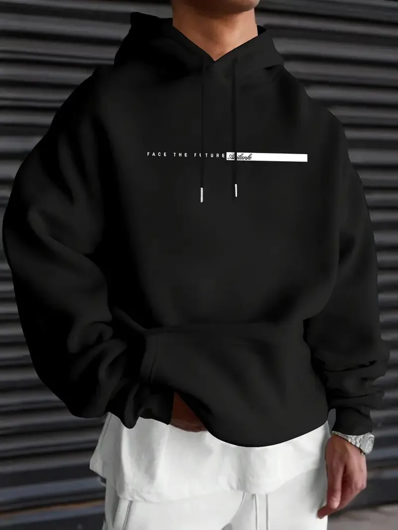 The new 3D printed fashionable versatile comfortable and casual outdoor street style men's sportswear for the autumn of 2025