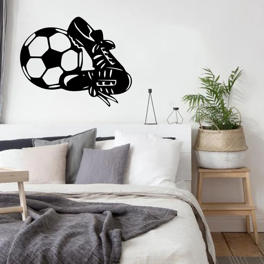 football Waterproof Wall Stickers Home Decor For Kids Rooms Decoration Wall Art Decal