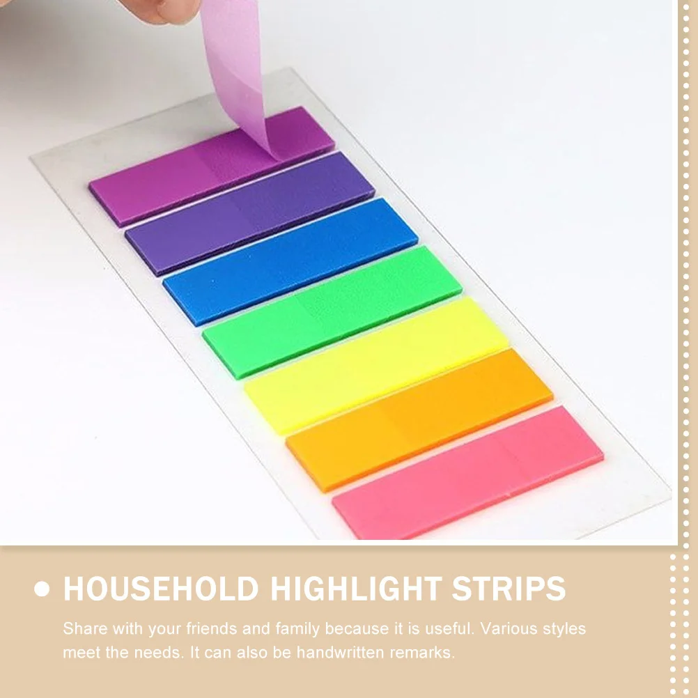 

Colored Index Tabs Fluorescence Page Markers Transparent Frosted For Kids Reading Learning Office School