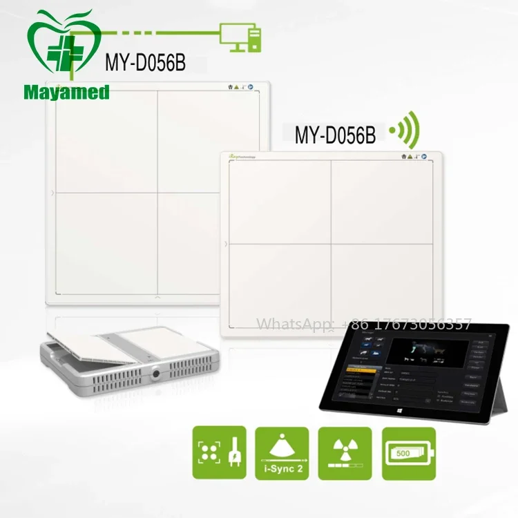 MY-D056B Typical Wireless 14x17 Cassette-size Flat Panel Detector Designed For Digital Radiography