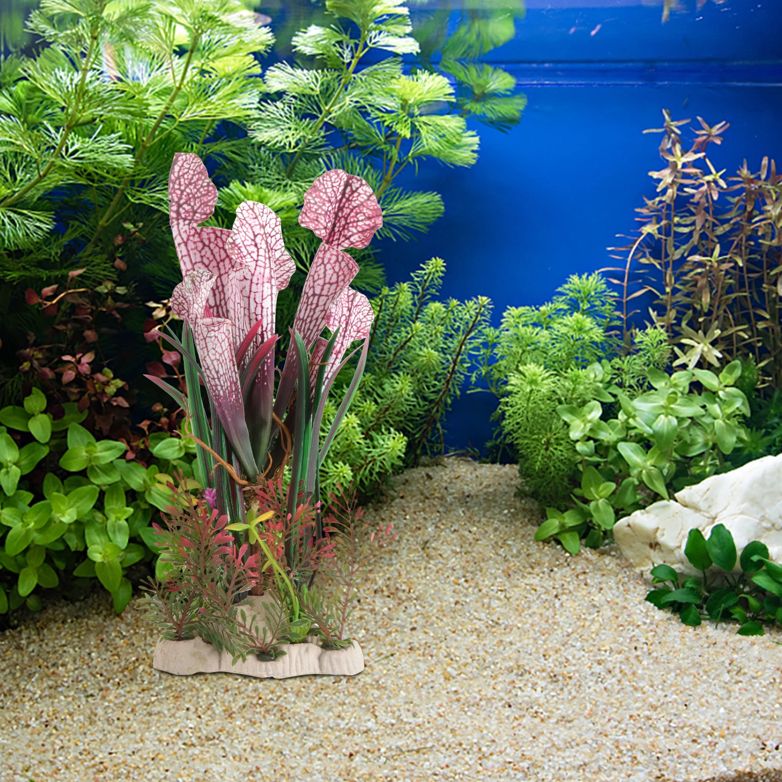 

Artificial Aquatic Plants Simulation Water Grass Fish Tank Decoration Easy Clean Safe Fish Environment Friendly Pet Supplies