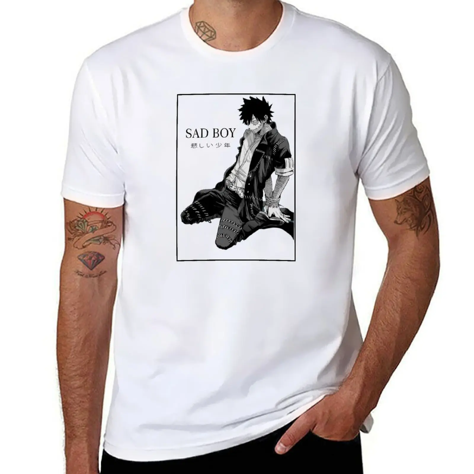 

Anime Dabi SAD BOY T-Shirt t shirt for man anime t shirts for man T-Shirt