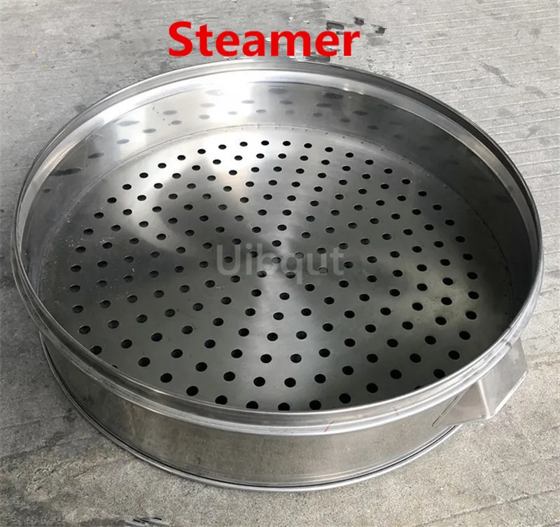 Vaporiera Acciaio Inox 28 Cm A 3 Strati | Grande Capacità Con Coperchio In Vetro Per Zuppe E Pesce