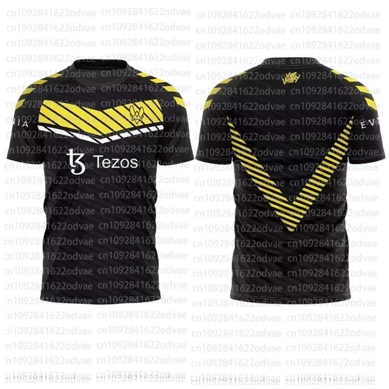 Men's Vitality Special Sports Jersey 2024 Latest Uniform Esports 3D Print Summer Quick Drying Short Sleeve Round O-Neck Shirt