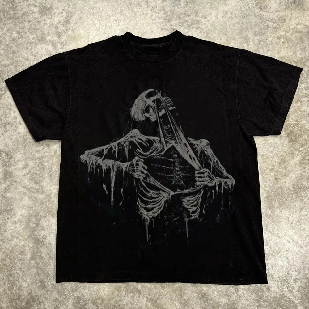 

Футболки Harajuku с буквенным графическим рисунком Y2k, топы для мужчин и женщин, уличная футболка большого размера, уличная одежда на выбор, винтажная футболка