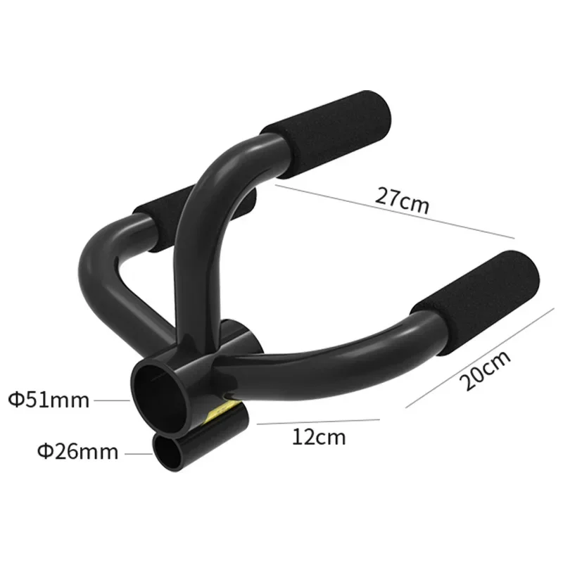 

Gym Home Fitness Barbell Attachment Rowing T-Bar V-Bar Handle Core Strength Trainer Barbell Rod Insert Row Plate Equipment F111