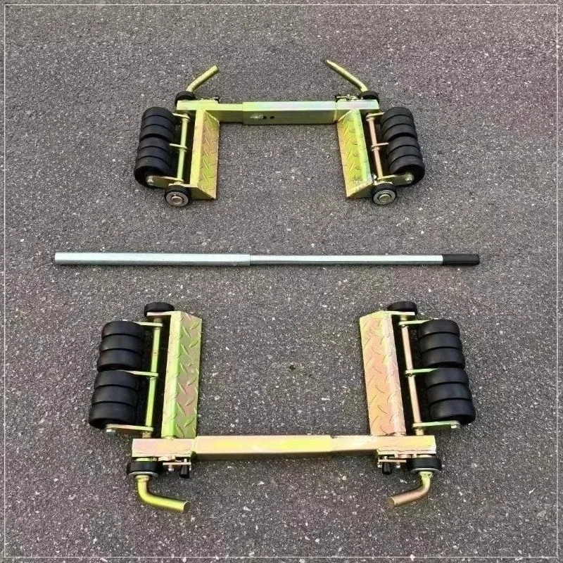 12 Wheel Rescue Trolley Anti-Skid Platform Car Auto Positioning Porter Trailer Tool For Vehicle Repair