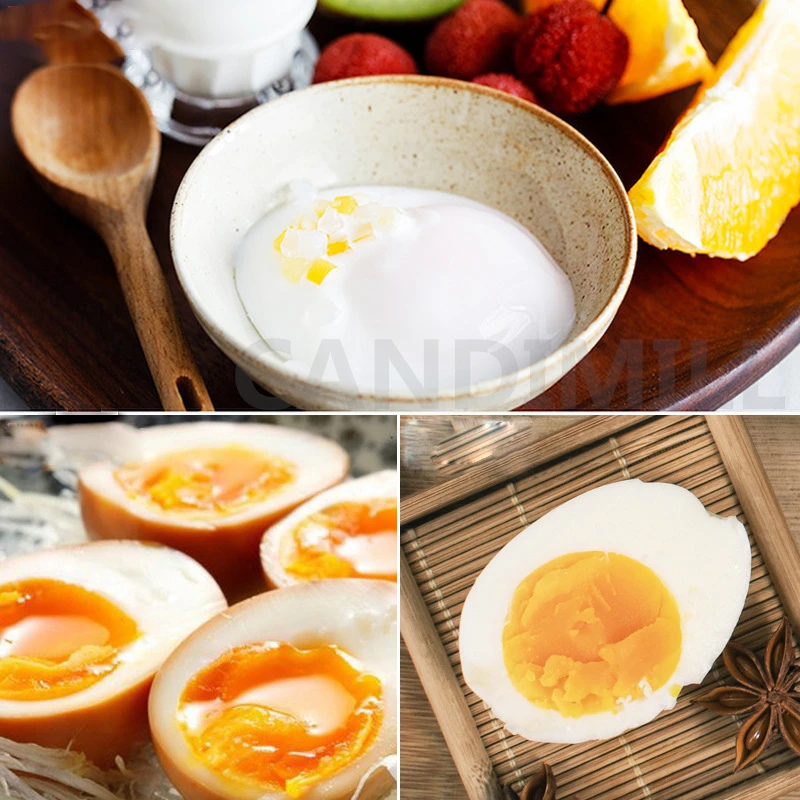 220V น้ําร้อนเครื่องต้มไข่ไฟฟ้าหม้อต้มไข่ Hot Spring ไข่เครื่องทําอาหาร