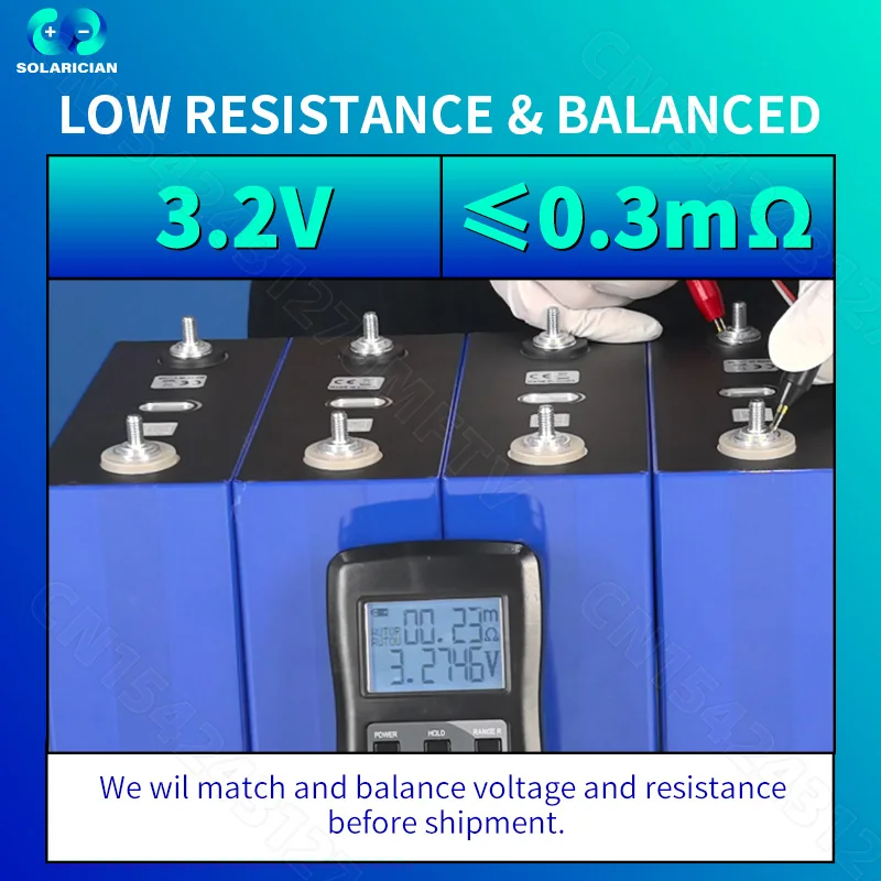 LFP 360Ah LiFePO4 Battery 3.2V 10000 Deep Cycle DIY 12V 24V 48V Cell Pack For Home Solar Energy Storage System ESS RV EV Camping