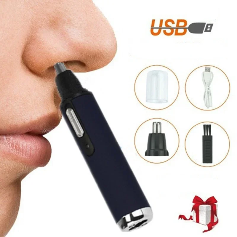 Rechargeable Nose Hair Trimmer Electric Removal Clipper Razor Shaver Trimmer Epilators Corta Pelos Nariz Y Oido Eyebrow Trimmer